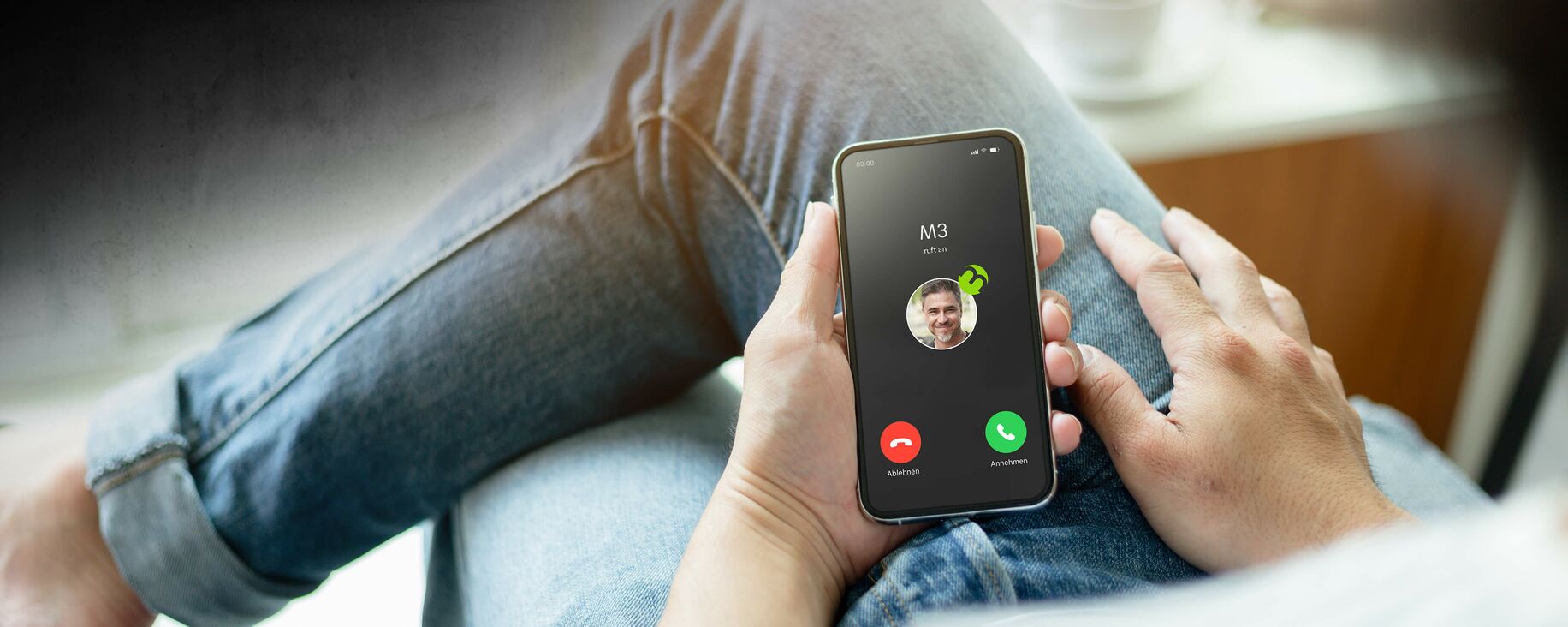 M3 - Outbound Services Smartphone Anruf bei M3